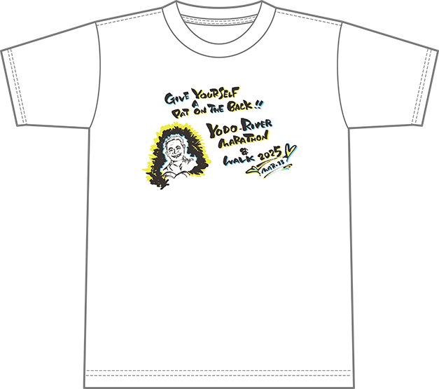 淀川マラソン＆ウォーク2025のTシャツデザイン